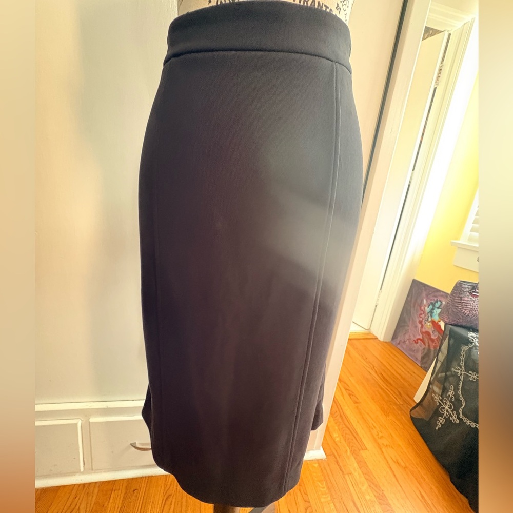 Boston Proper Classic Black Pencil Skirt